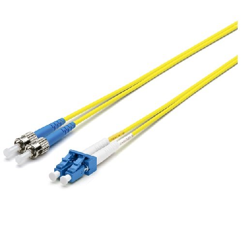 Fibre LC-ST Single Mode 9/125 Dublex 1Metre Fiber Optik Patch Cord Kablo