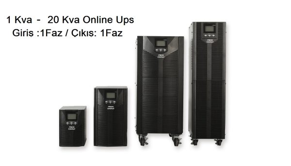 FiberEnerji SL1101 1kVA Online UPS Kesintisiz Güç Kaynağı